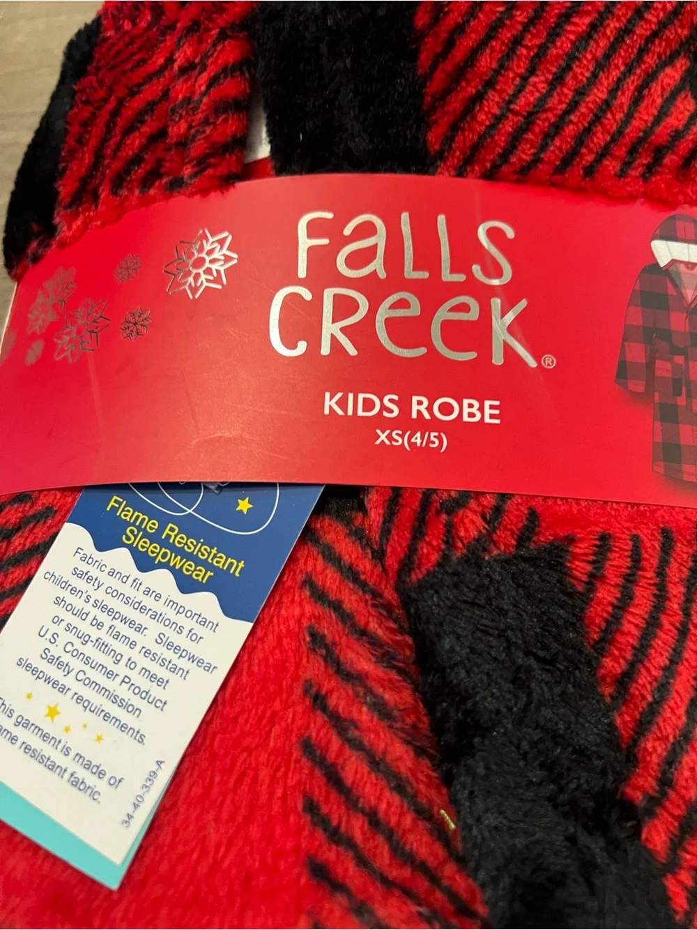 Falls Creek Hooded Sleep Robe Size XS (4/5) New